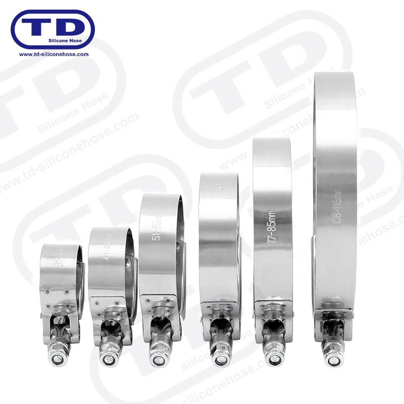 Zware t-bolt siliconen slangklem