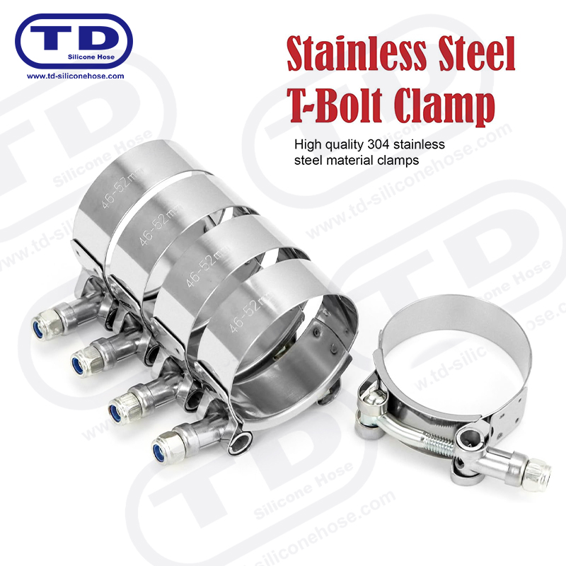 Zware t-bolt siliconen slangklem