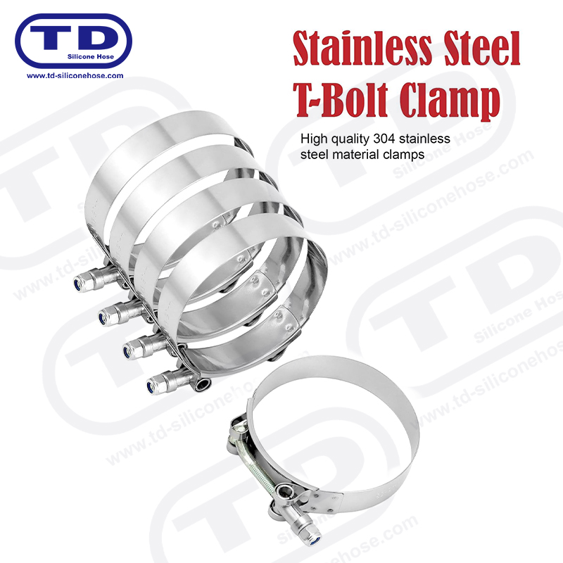 Zware t-bolt siliconen slangklem