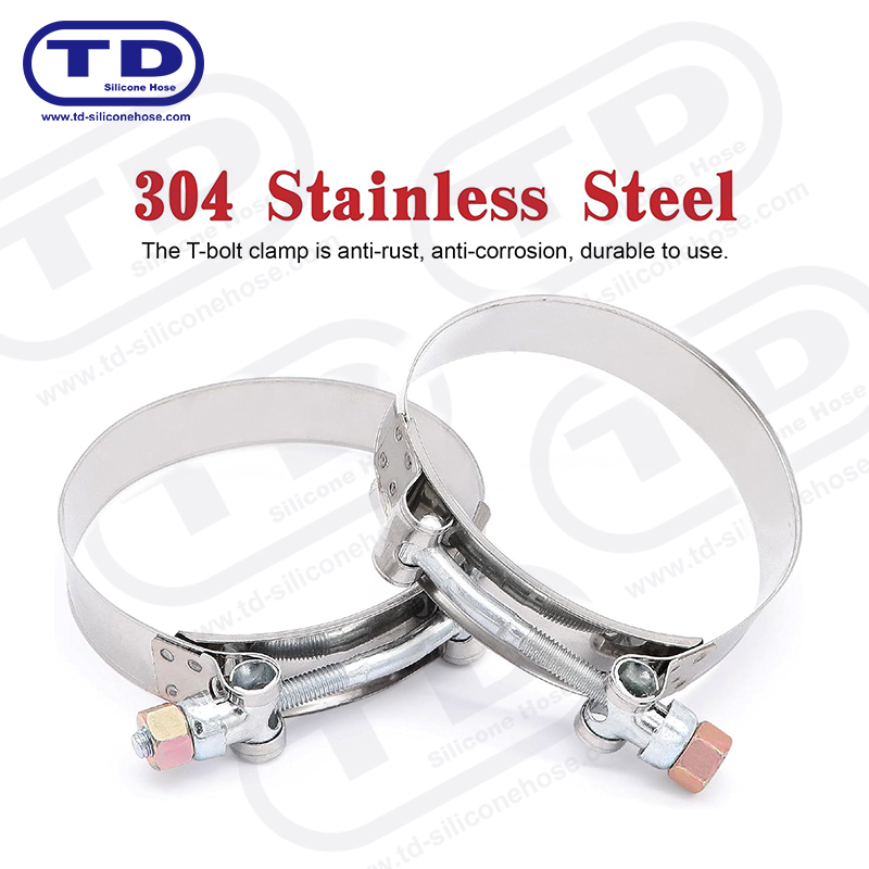 Zware t-bolt siliconen slangklem