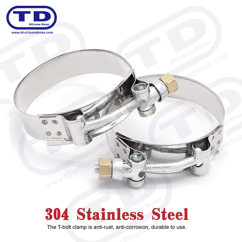 Zware t-bolt siliconen slangklem
