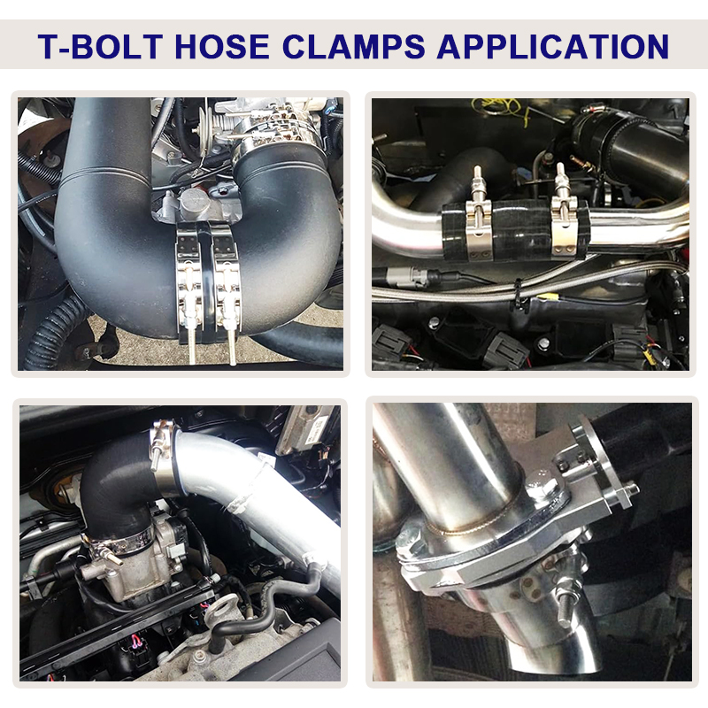 Zware t-bolt siliconen slangklem